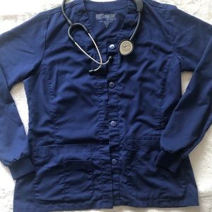 Grey Anatomy Navy Scrub Jacket